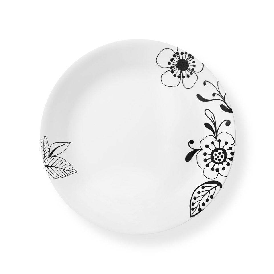 Corelle® Inked Poppy 10.25" Dinner Plate