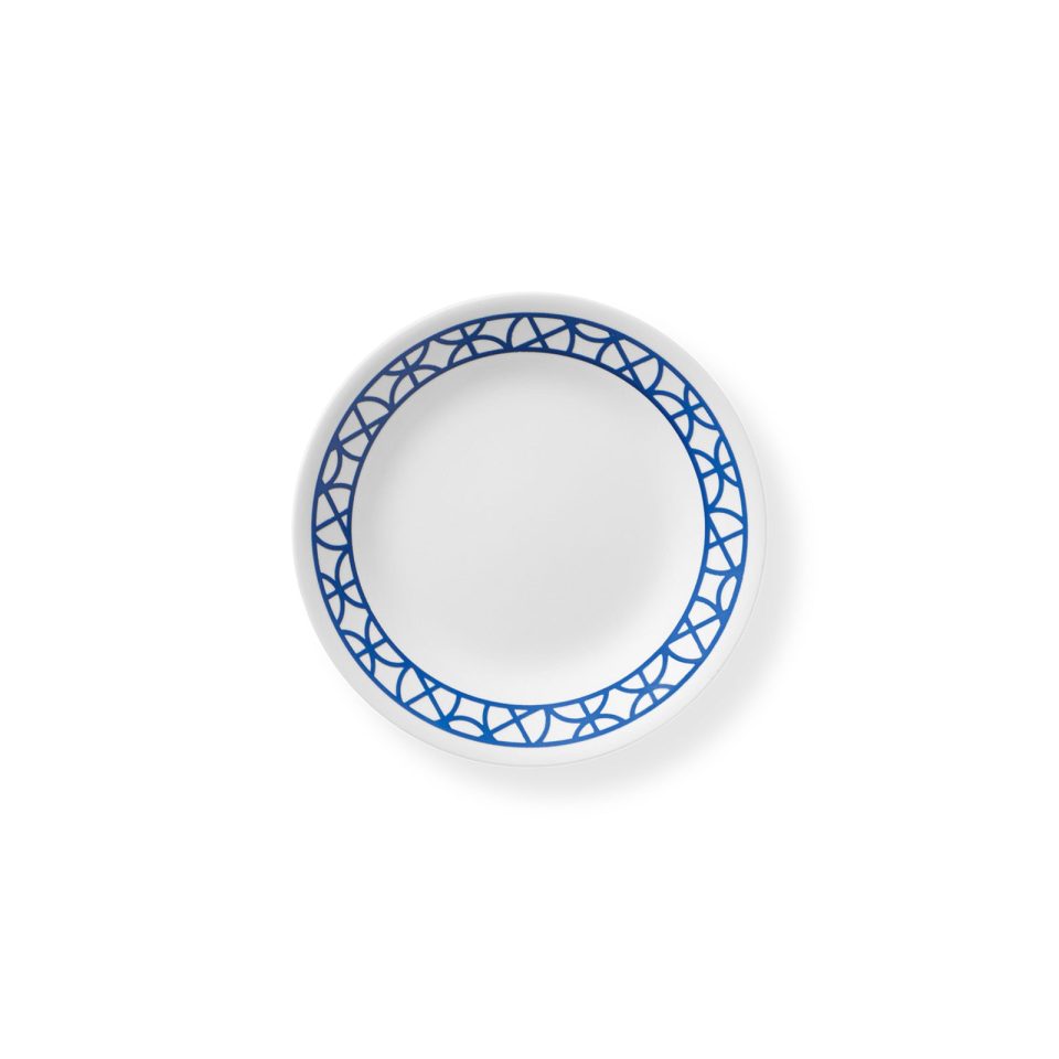 Corelle® Cobalt Circles 6.75" Appetizer Plate