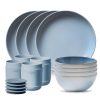Corelle® Stoneware 16-piece Dinnerware Set, Service for 4, Nordic Blue