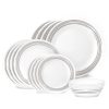 Corelle® Brushed Silver 16-piece Dinnerware Set, Service for 4