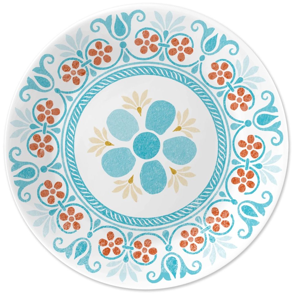 Corelle® Global Collection Terracotta Dreams 6.75" Appetizer Plate