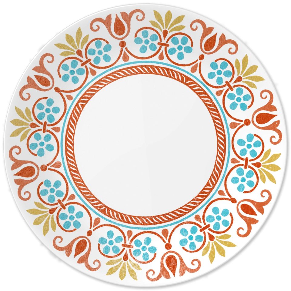 Corelle® Global Collection Terracotta Dreams 10.25” Dinner Plates, 4-pack