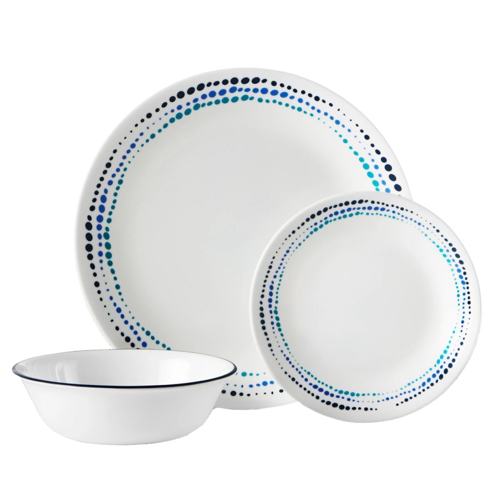 Corelle® Ocean Blues 12-piece Dinnerware Set, Service for 4