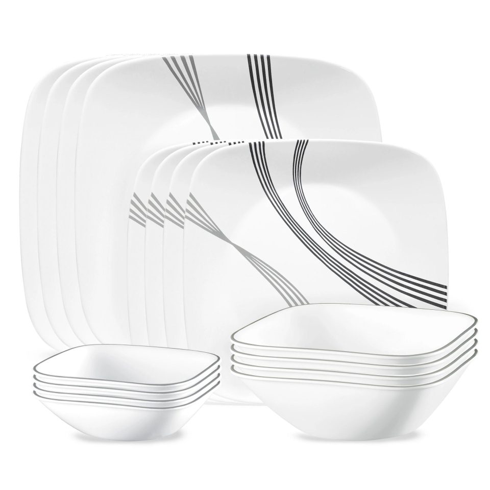 Corelle® Urban Arc 16-piece Dinnerware Set, Service for 4
