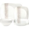 Corelle® Square Wandering Grove 18-piece Dinnerware Set, Service for 6