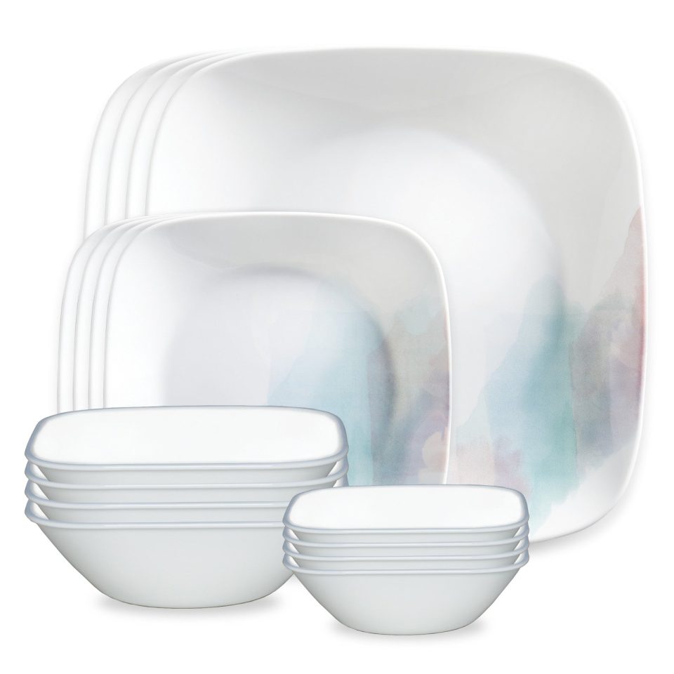 Corelle® Aquarello 16-piece Dinnerware Set, Service for 4