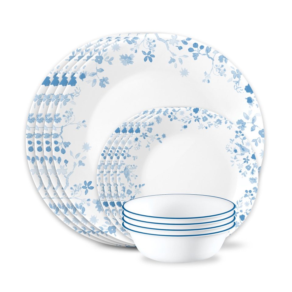 Corelle® Garden Song 12-piece Dinnerware Set, Service for 4