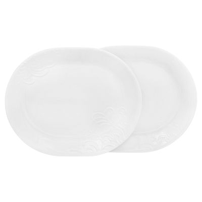 Corelle® Cherish 12.25" Serving Platters, 2-pack
