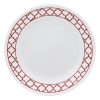 Corelle® Crimson Trellis 6.75" Appetizer Plate