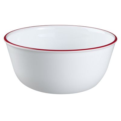 Corelle® Red Banded 28-ounce Large Soup Bowl
